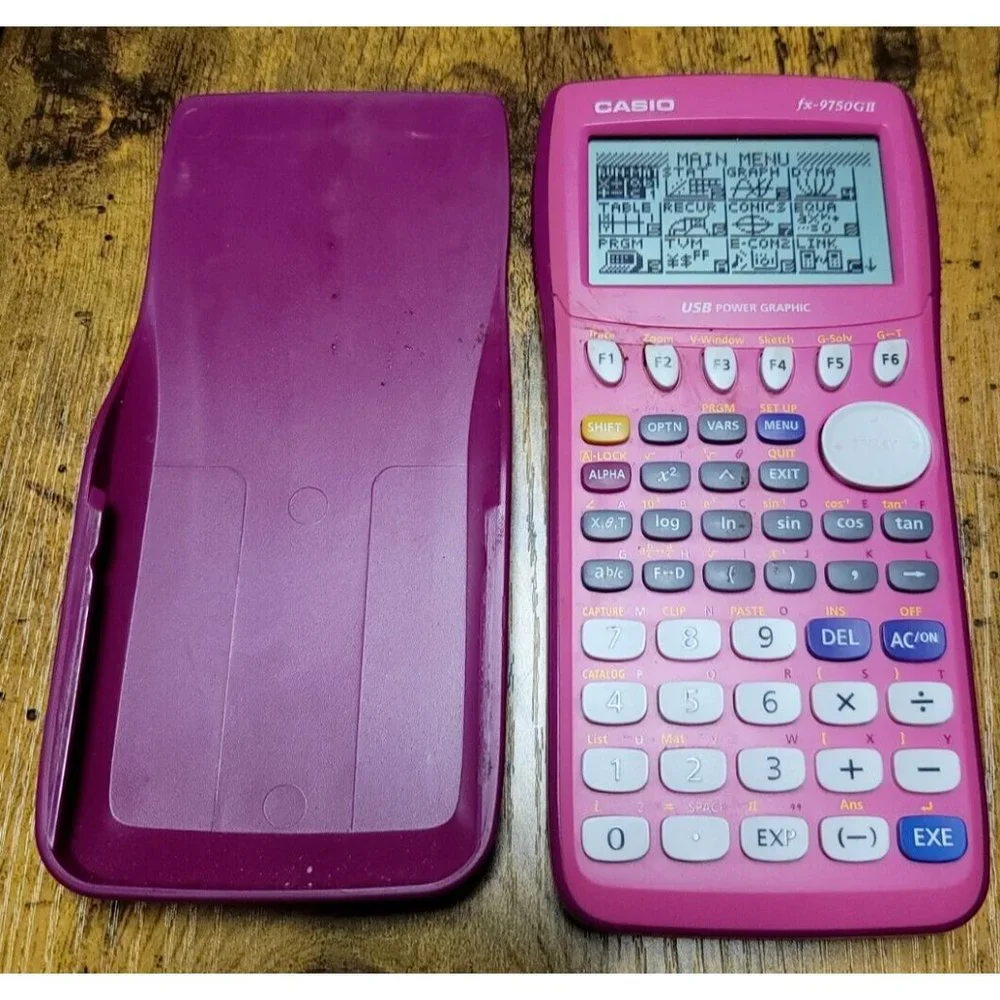 Lot Of 2 Casio Fx-9750GII Casio CFX-9850G Power Graphic Graphing Calculators